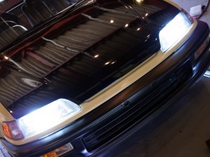 ＥＦ型シビックのヘッドライトＨＩＤ化
