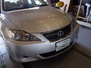LEXUS Isのスピードメータ針のLED打ち替え