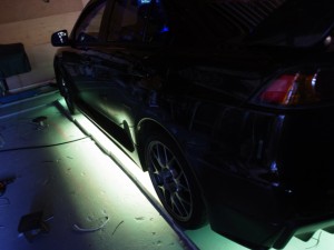 ランサーエボリューションのアンダーイルミ施工 AFTER