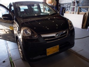 ミライースのヘッドライトHID化