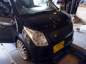 ワゴンRのエアコンパネルやスイッチ類のLED打ち替え