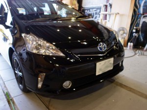 プリウスのウィンカー以外全LED化とヘッドライト・フォグのHID化