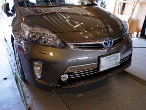 プリウスのエアコンパネル打ち替えとテール全灯化