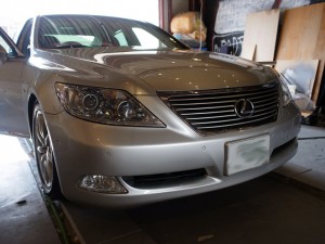 レクサスLS460の室内灯LED化