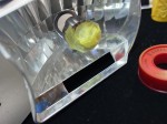 GTR(R34)のヘッドライトアクリル加工 もともとあった「XENON」のロゴを切り抜いてアクリルプレートを取り付けました。このくり抜き作業がとても大変で、ヤスリを使ってアクリルプレートと面一に仕上げています。