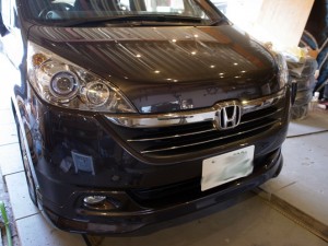 ステップワゴンのHIDフォグ