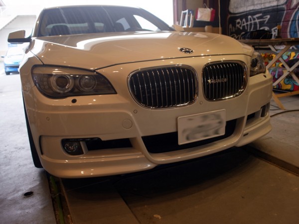 BMWのアクティブハイブリッド7L(HAMANN)の室内灯LED BMWのアクティブハイブリッド7L(HAMANN)の室内灯LED