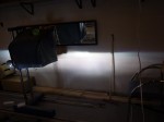 10系アルファードのヘッドライトイカリングとプロジェクターHID ハイビーム側にプロジェクターをインストールしたため、ダブルロービーム仕様での仕上がりとなりました。