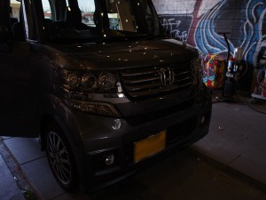 NBOXの室内灯LEDとフットイルミ施工