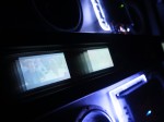 デモカーアルファードのウーファーユニット完成!!30日のイベントでお披露目予定です。 ブラックホールを消すとモニターが出現し、こちらも何段にも見える仕上がりになっています。
