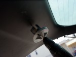  ホールソーで穴を開けます。 