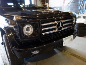G500ゲレンデのﾎﾟｼﾞｼｮﾝランプ交換