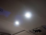  フロント照明から電気を分岐してスイッチを貼り付けて完了です。焼け跡も無くなり照明も追加されて大満足いただけました。 