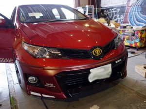 コンプリート「AURIS」オーリスのLED打ち替え