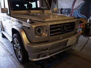 ベンツゲレンデの室内灯LED化とナンバー灯・バック灯のLED化