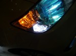 RKステップワゴンのフォグHIDとホーン交換&コーナリングランプLED LEDなので点灯はすばやく、プロジェクタータイプで明るさも十分です。