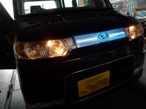 タントのテール加工完成したのでインストール