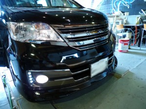 C26セレナのエアコンパネル周りの全LED打ち替えと室内灯LED