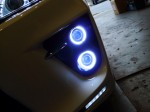 G'sプリウスのヘッドライト加工とダブルフォグ加工 正味、リングの方が明るいのでバルブは無くても良い気がしましたが、あえて両方とも変えたことで統一感が出て、昼間の見た目が抜群です。