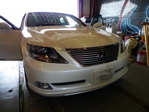レクサスLS600ｈ ハイブリッドの室内灯LED化