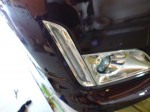 E52エルグランドのデイライト持ち込み取付施工 後は車体に戻して配線して完了です。