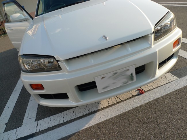 スカイラインR34のヘッドライトHID施工 スカイラインR34のヘッドライトHID施工