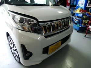新型車EKスペースのフォグランプHIDと各種LED化