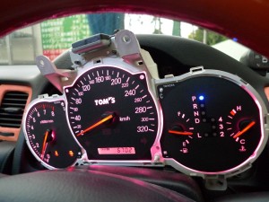 レクサスSCのエアコンパネル打ち換えとスピードメータ打ち換え