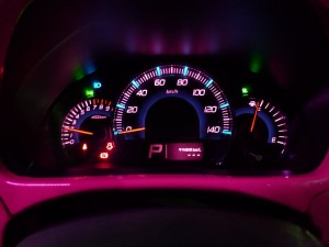 ワゴンRスティングレーのパネル類全LED打ち換え