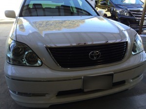 ３０系セルシオのインパネ周り打ち換え作業
