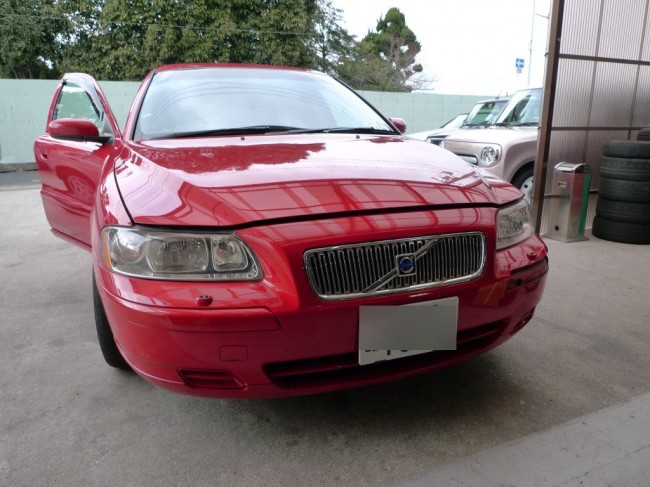 VOLVO V70のヘッドライトHID施工 VOLVO V70のヘッドライトHID施工