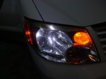 10系アルファードのフォグHIDとウィンカーLED化 ウィンカーとポジションをLEDにしました。