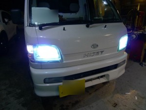 ハイゼットトラックのHID・LEDフルカスタム