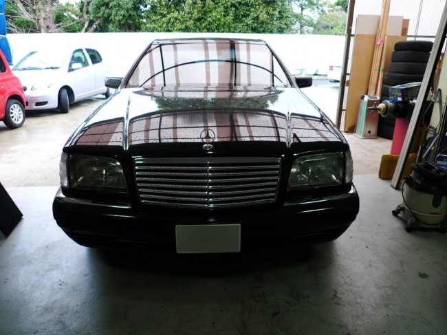W140 SクラスのMercedesBenzウィンカーミラーの取り付け W140 SクラスのMercedesBenzウィンカーミラーの取り付け
