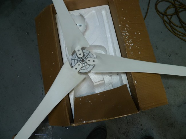   風力発電導入しました・・・。  