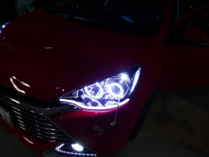 G’sアクアのヘッドライト加工