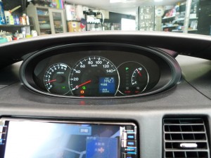 ムーヴのインパネ打ち替えとバイザー取付交換
