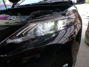 新型ハリアーのセキュリティー施工
