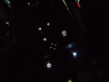 新型ノートのLED打ち替え スイッチもすべて白色に。
