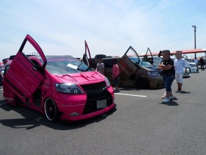 長島温泉駐車場で行われたイベントに行ってきました。