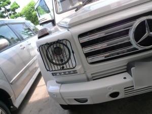 R350ゲレンデヴァーゲンのセキュリティー施工