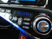 G'sアクアの室内パネルLED打ち替えと装飾LED追加 文字類はすべて青色に、インジケータランプは紫系のピンクに