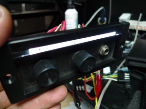 シェビーバンのオーディオパネルLED化
