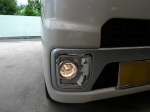 WAKEのフォグLED化と室内灯LED施工