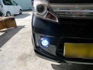 スズキの新型スペーシアのインパネ全LED打ち替え