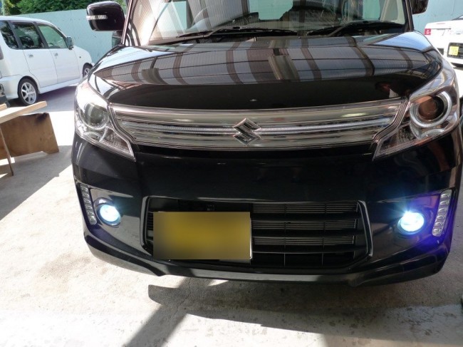 スズキの新型スペーシアのインパネ全LED打ち替え スズキの新型スペーシアのインパネ全LED打ち替え