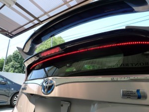 プリウスのテールLEDテープ取付