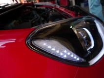 G'sアクアのヘッドライト加工の修理と他パーツ取付 側面白色のLEDが1系統不点灯 LED1発が死んでました。