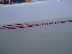 Y34グロリアのピンストライプ施工