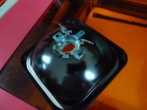 祭りの後の静けさ・・・。暇です。 電圧が不安定なところで使うとのことで、HID化をあきらめLED化を実施。使われているバルブはH3です。